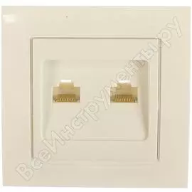 Компьютерная розетка UNIVersal Бриллиант 1079