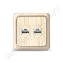 Компьютерная розетка UNIVersal Олимп 1077