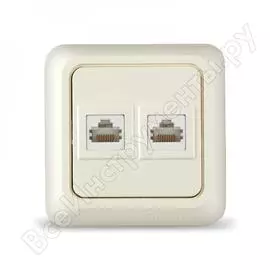 Компьютерная розетка UNIVersal Олимп 1074