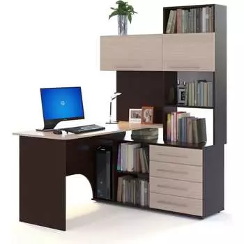 Компьютерный стол СОКОЛ КСТ-14П КСТ14ПВ5б5