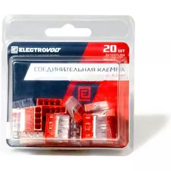 Компактная 4-проводная клемма ELECTROVOLT 2273-204 ЦБ-00015536