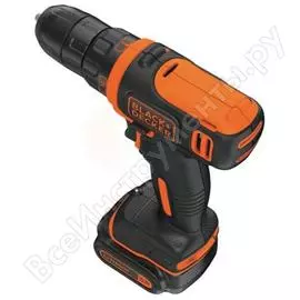 Компактная аккумуляторная дрель-шуруповерт black&amp;decker bdcdd12kb-qw