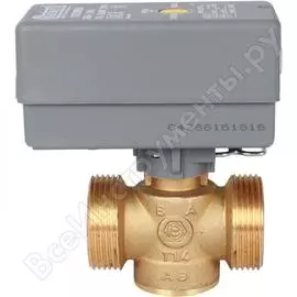 Компактный двухходовой зональный клапан stout сервопривод 230v нр 1 1/4 svm-0070-200132