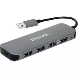 Компактный концентратор d-link