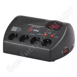 Компактный стабилизатор напряжения ЭРА СНК-1000-Ц Б0031072