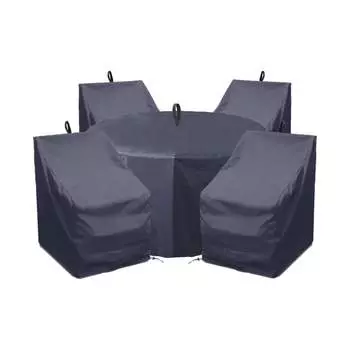 Комплект чехлов для круглого стола и стульев Tplus T018496