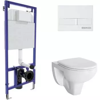 Комплект для монтажа подвесного унитаза Berges