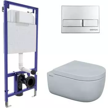 Комплект для монтажа подвесного унитаза Berges NOVUM525 043233