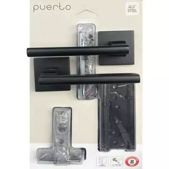Комплект дверной фурнитуры PUERTO SET 514-03 5-45PL 2S Black