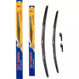 Комплект гибридных щеток стеклоочистителя KRAFT