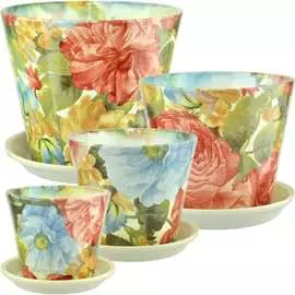 Комплект горшков для цветов Сады Аурики