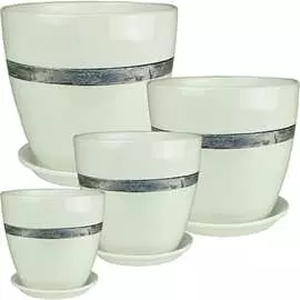 Комплект горшков для цветов Сады Аурики РС154 Паталь эстет 064294