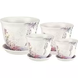 Комплект горшков для цветов Сады Аурики