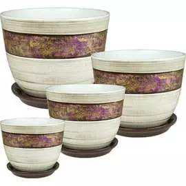 Комплект горшков для цветов Сады Аурики