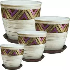 Комплект горшков для цветов Сады Аурики