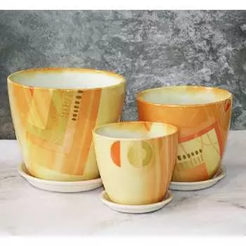 Комплект из 3х горшков Сады Аурики АВ 25 Авангард 69006