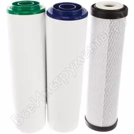 Комплект картриджей для тройных фильтров Ecosoft