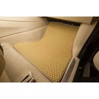 Комплект ковриков в салон bmw x5 iii (f15) 2013 — 2018, черный ромб с черным кантом DuffCar