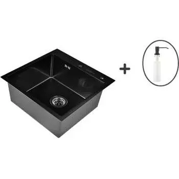 Комплект кухонной мойки WISENT WGS35050B/WGER019B/W405B