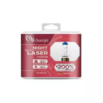 Комплект ламп Clearlight Night Laser Vision +200% Light MLH11NLV200