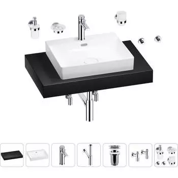 Комплект мебели для ванной комнаты с раковиной Wellsee