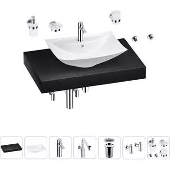 Комплект мебели для ванной комнаты с раковиной Wellsee