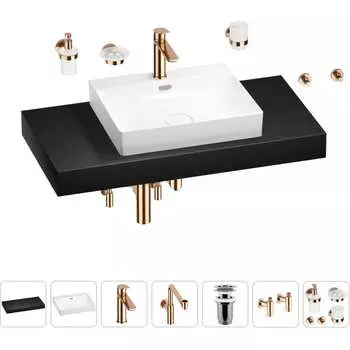 Комплект мебели для ванной комнаты с раковиной Wellsee