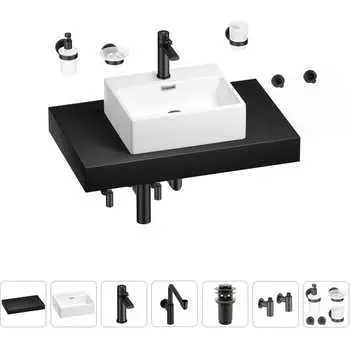 Комплект мебели для ванной комнаты с раковиной Wellsee