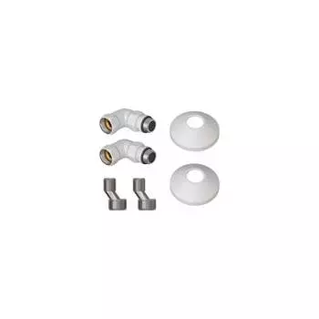 Комплект подключения для полотенцесушителя Point PN93412W