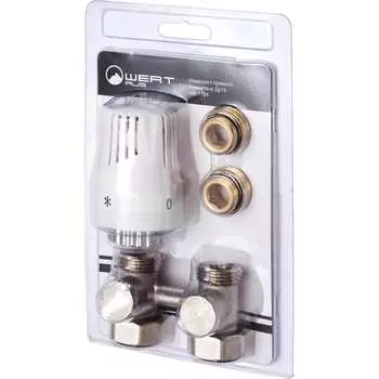 Комплект прямого н-клапана WERTRUS Ду15 НА-7104