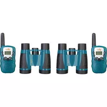 Комплект раций и биноклей Levenhuk LabZZ WTT10 Blue 79902