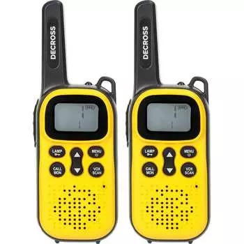 Комплект радиостанций DECROSS DC43 Yellow Twin EU без ЗУ DC4311100002000