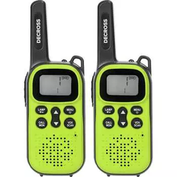 Комплект радиостанций DECROSS DC44 Green Twin EU с ЗУ DC4412103302000