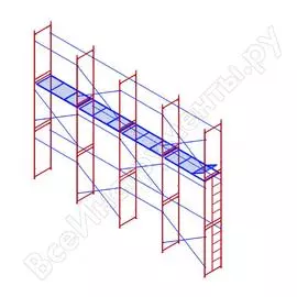 Комплект рамных лесов Мега 778
