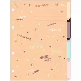 Комплект разделителей для тетради на кольцах Bruno Visconti