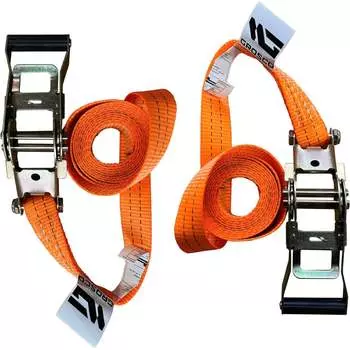 Комплект ремней стяжных кольцевых для крепления груза, с храповым механизмом Grosco RSTK05012C2