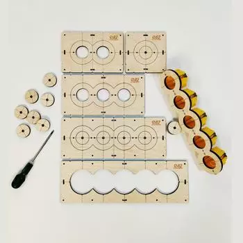 Комплект шаблонов для сверления подрозетников РОТОР Shablon-v3-82