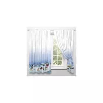 Комплект штор для кухни Этель 9933894