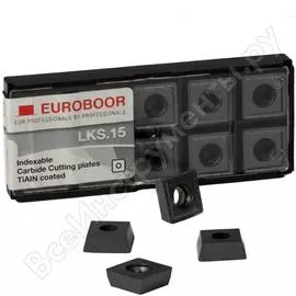 Комплект сменных режущих пластин для фаскоснимателей B60 и B60S EUROBOOR LKS.15