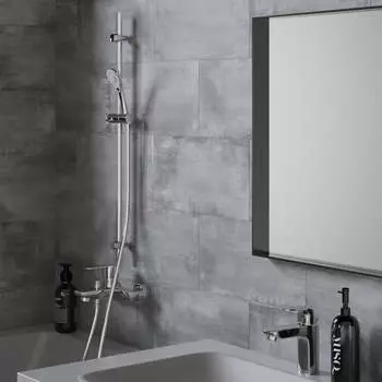 Комплект смесителей для раковины и ванны с душевым комплектом Paini Viva Style 61401