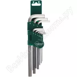 Набор шестигранников Jonnesway LONG H02SM109S