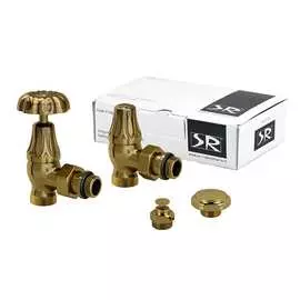 Комплект угловых вентилей SR Rubinetterie Floral Old Style K339-1500Z0P0