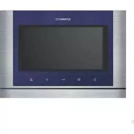 Комплект видеодомофона и вызывной панели COMMAX CDV-704MA Blue/AVC305