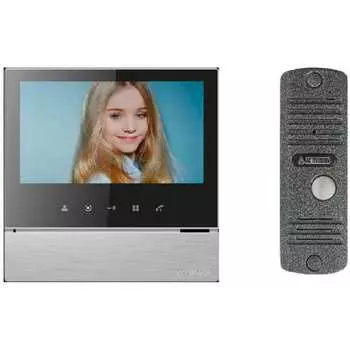 Комплект видеодомофона и вызывной панели COMMAX