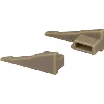 Комплект заглушек Arlight SL-MINI-SHELF-H8 OLIVE GREY 38810