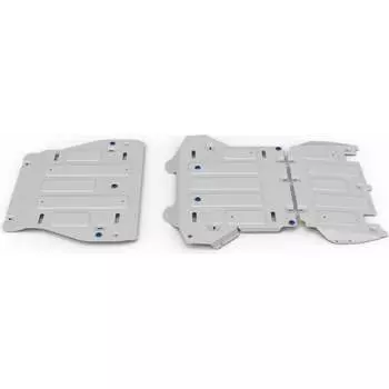 Комплект защит картера + комплект крепежа Zeekr 001 2023-, 4WD Rival K333.1934.1