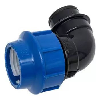 Компрессионный отвод для ПЭ труб LAMMIN Lm34007040025