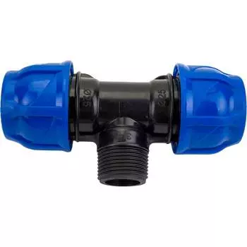 Компрессионный тройник TEBO T-ПНД.Тр.5.25-34.CN