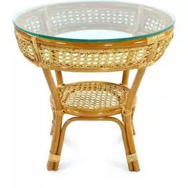 Коньячный кофейный стол ЭкоДизайн