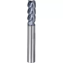 Концевая монолитная твердосплавная фреза СпецТехИнструмент D12L75T4AlTiNHRC60ASTI